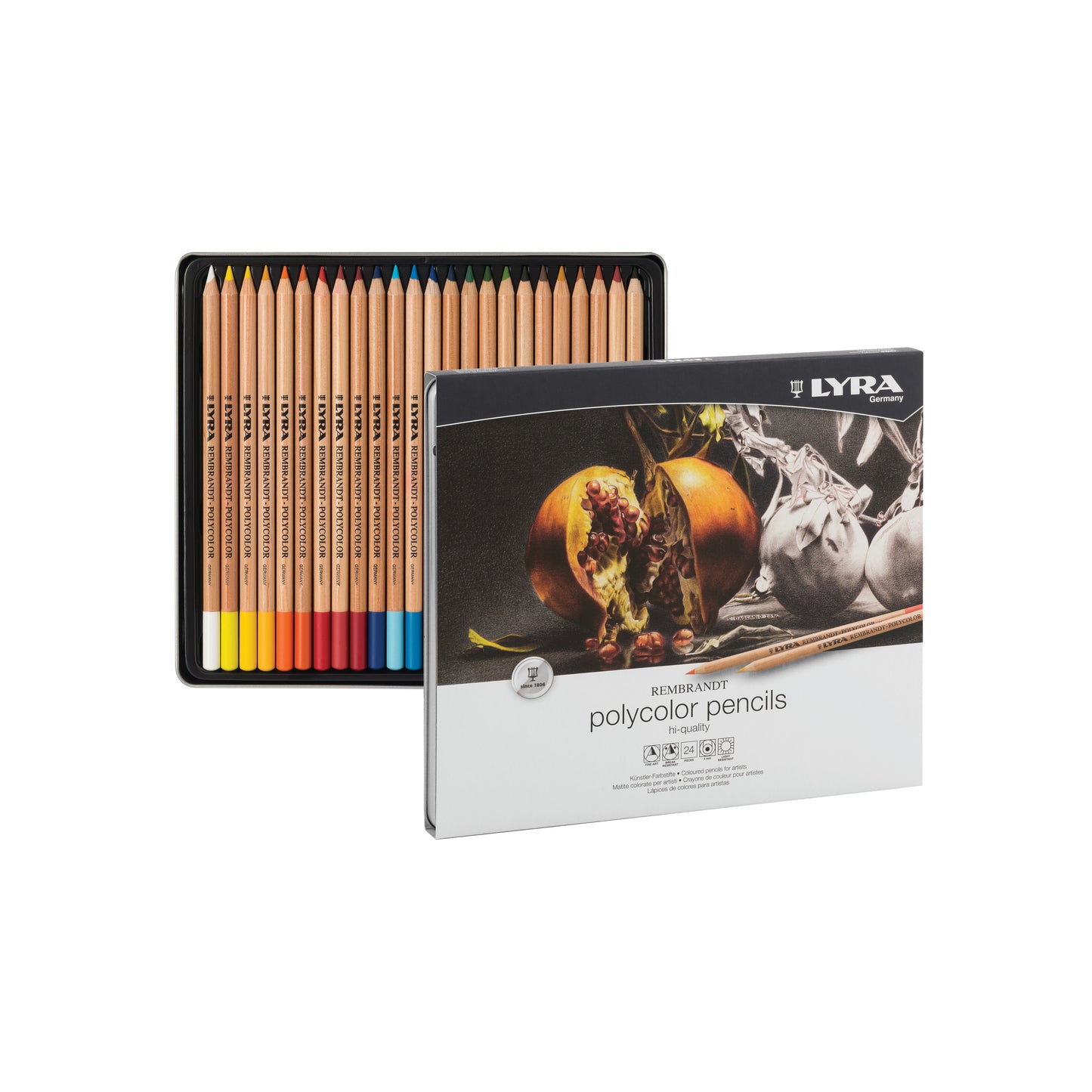 LYRA Polycolor Pencil Tin of 24