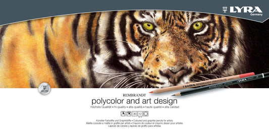 Lyra Polycolor & Design pencils in Wood Box L2004001