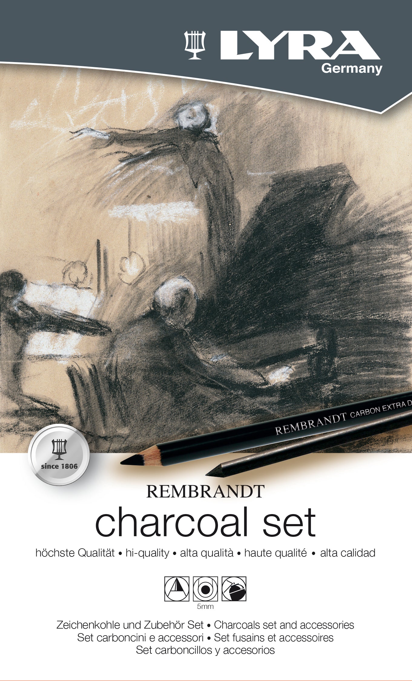 Rembrandt Charcoal Set