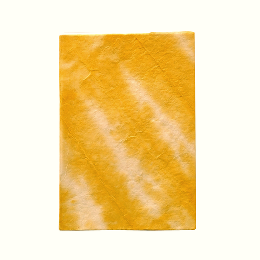 Yellow Shibori  LamaLi Journal 5.9"x3.9" - 200 pages