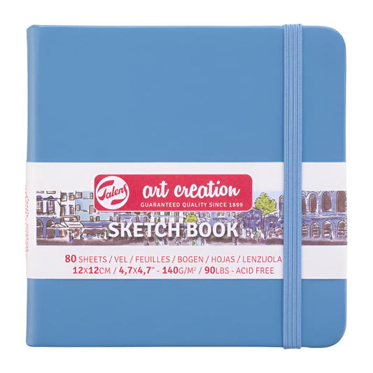 Talens Art Creation Sketchbook - Lake Blue 4.7" x 4.7" Small Square