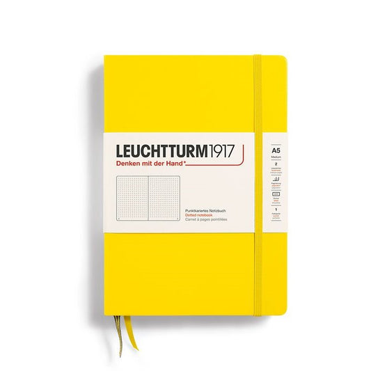 Lemon A5 Medium Hardcover Dotted Classic Notebook from Leuchtturm1917