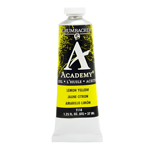 Lemon Yellow 37ml tube Academy Oil Color