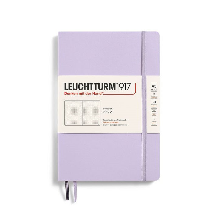 Lilac A5 Medium Softcover Dotted Notebook from Leuchtturm1917