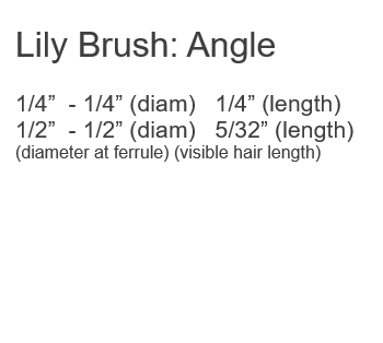 ANGLE Water Lily Short-handled FM Dynasty Brush