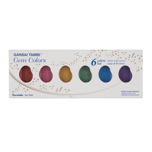 Gansai Tambi GEM 6 Color Set MC20GC/6V