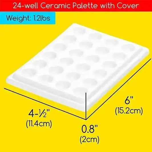 Meeden 24 Well Ceramic Palette