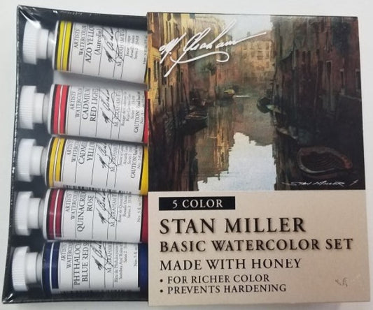 M. Graham “Stan Miller” Set of 5 Watercolors