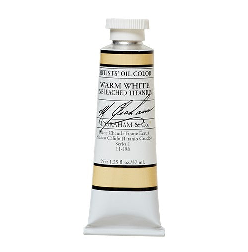 Warm White / Unbleached Titanium 37ml 198 Artist Oil Paint