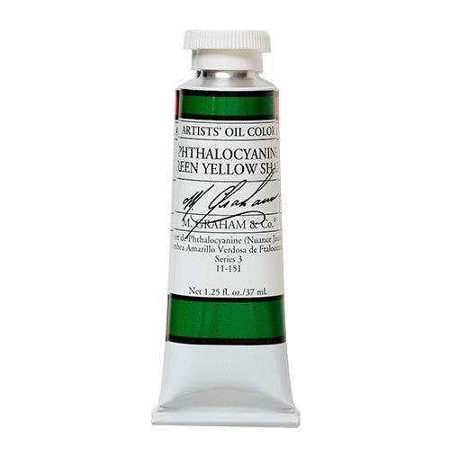 Phthalocyanine Green Yellow Shade 37ml 151 Artist Oil Paint