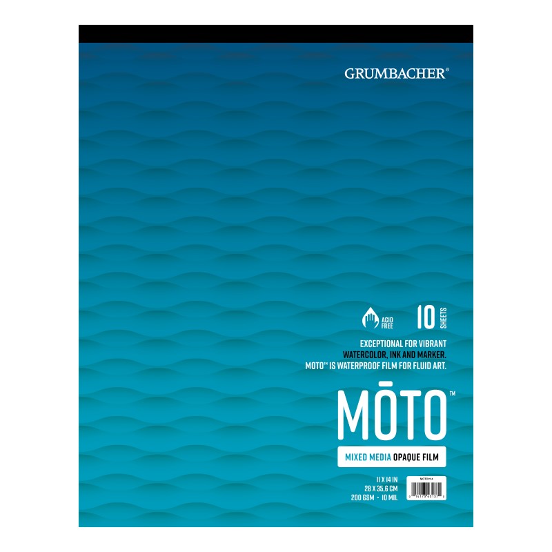 Moto Pads: Mixed Media Opaque Film 10sht/pad