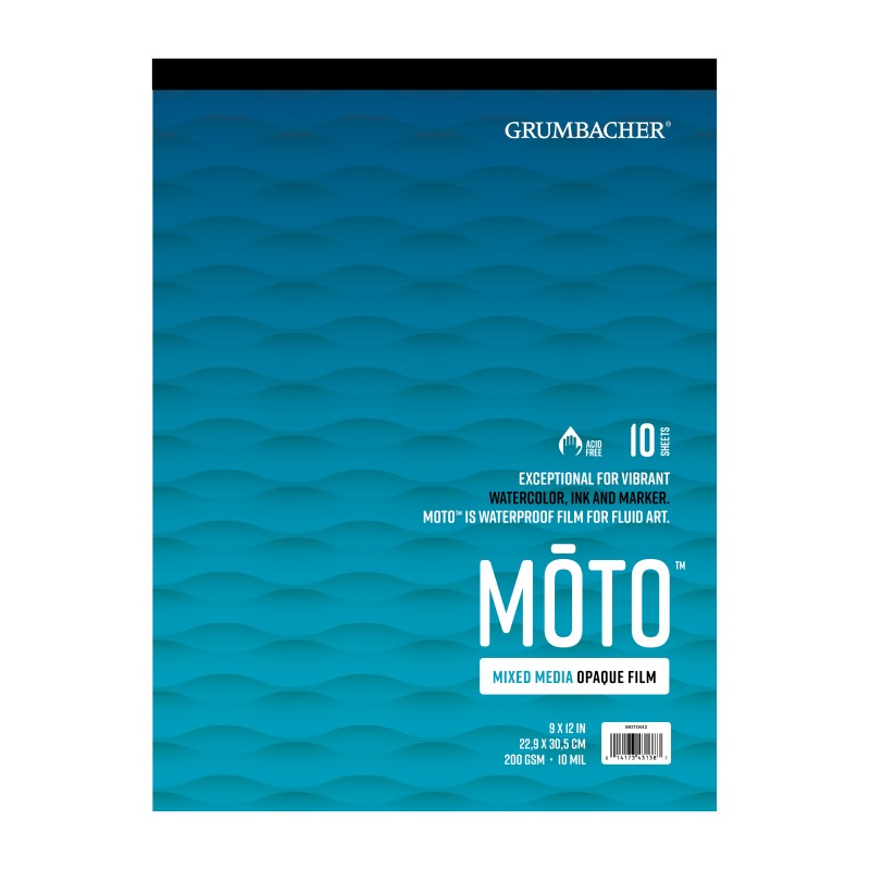 Moto Pads: Mixed Media Opaque Film 10sht/pad