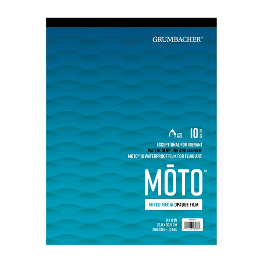 Moto Pads: Mixed Media Opaque Film 10sht/pad