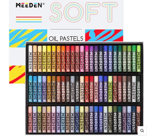 Meeden Oil Pastel Box with 72 Sticks