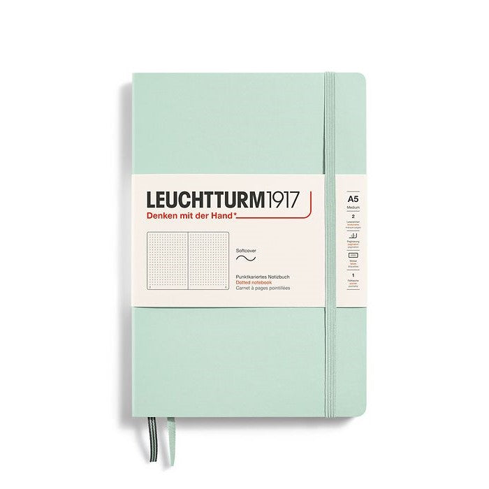 Mint Green A5 Medium Softcover Dotted Notebook from Leuchtturm1917