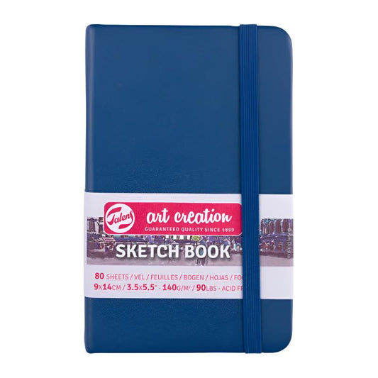 Talens Art Creation Sketchbook - Navy Blue 5.5" x 3.5" Small Portrait