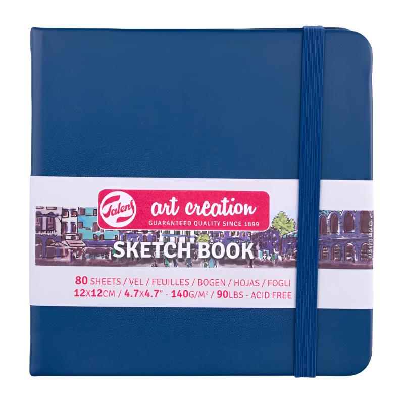 Talens Art Creation Sketchbook - Navy Blue 4.7" x 4.7" Small Square