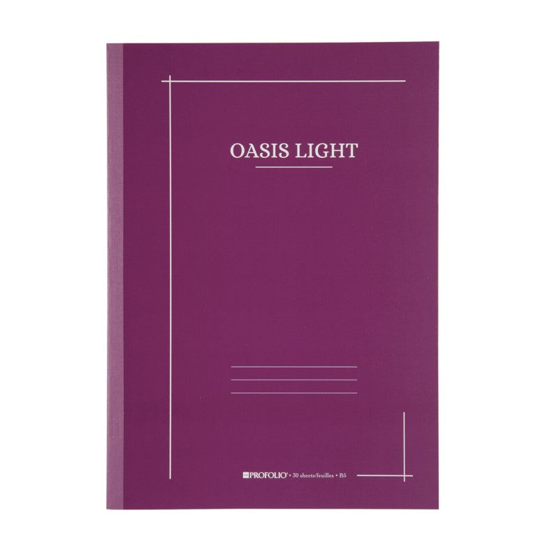 7"x 9.9" B5 Large Grape Oasis Light Notebook