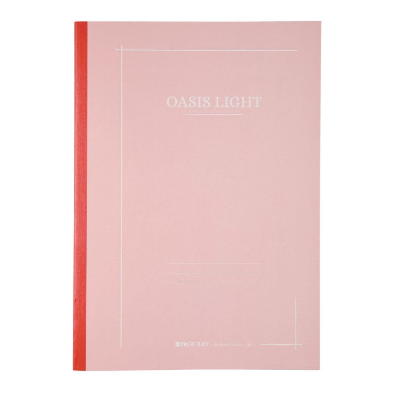 7"x 9.9" B5 Large Rose Oasis Light Notebook