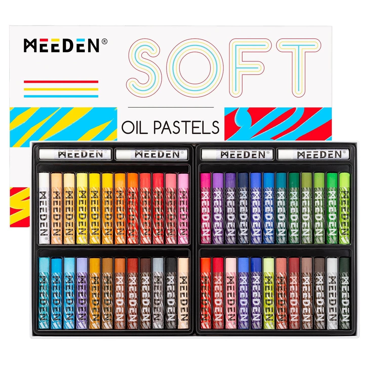 Meeden Oil Pastel Box with 48 Sticks (plus 4!)