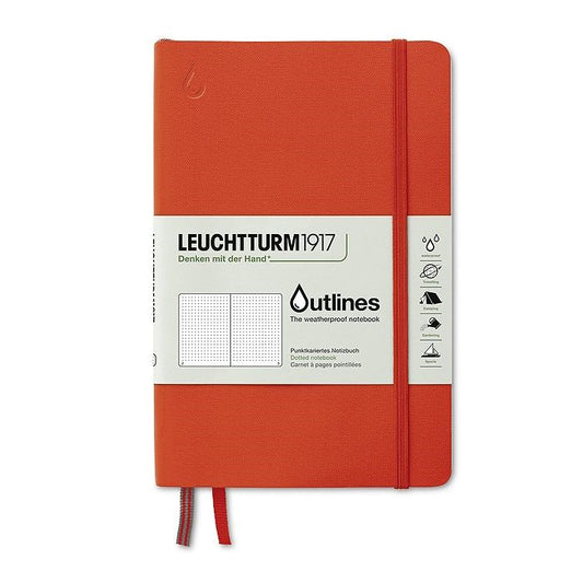 Signal Orange B6+ Outlines Journal from Leuchtturm1917