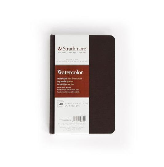 400 Series 5.5"x 8.5" Hardbound Watercolor Art Book 24 sheets
