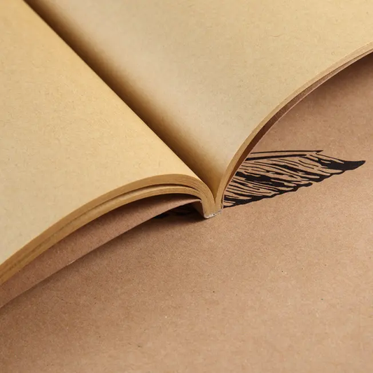 Kraft Paper Sketchbook 5"x7.5" - 50pg/soft-cover