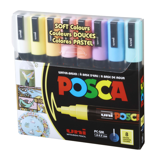 Soft 5M Posca Marker Set