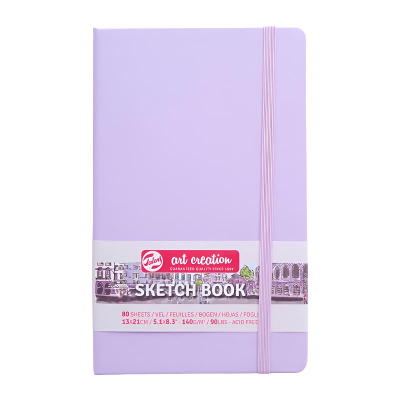 Talens Art Creation Sketchbook - Pastel Violet 8.3" x 5.1" Medium Portrait