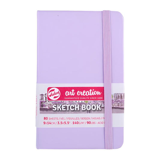 Talens Art Creation Sketchbook -Pastel Violet 5.5" x 3.5" Small Portrait