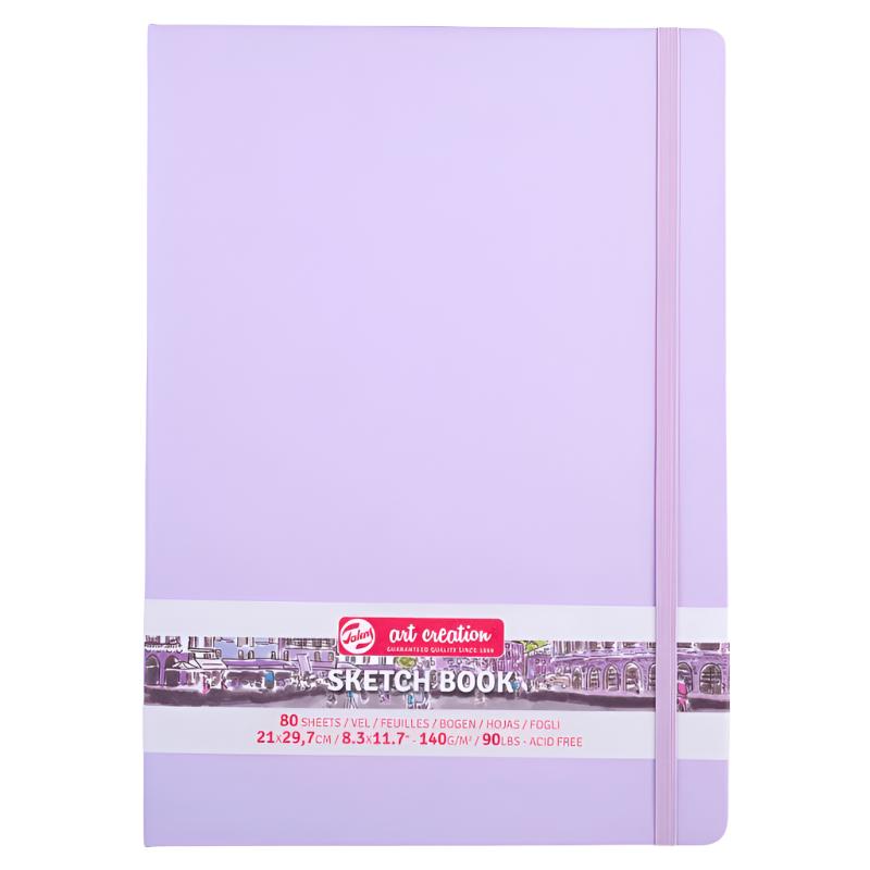 Talens Art Creation Sketchbook - Pastel Violet 11.7" x 8.3" Large Portrait