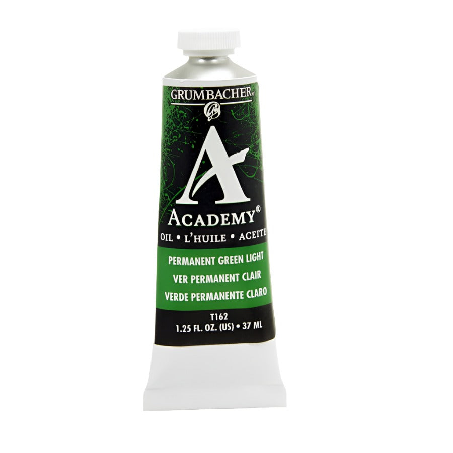 Permanent Green Light 37ml tube Academy Oil Color