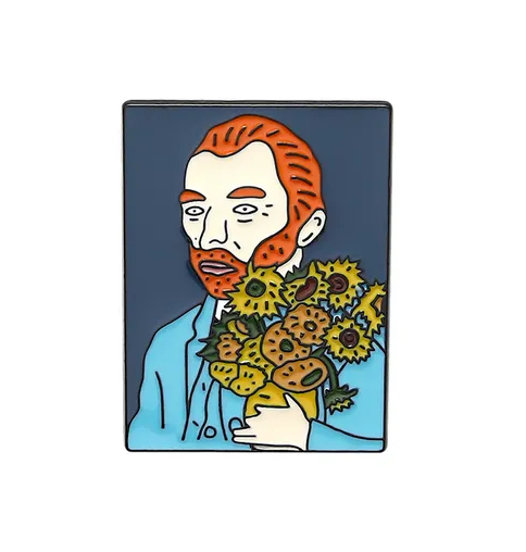 Enamel Pin: Date Van Gogh