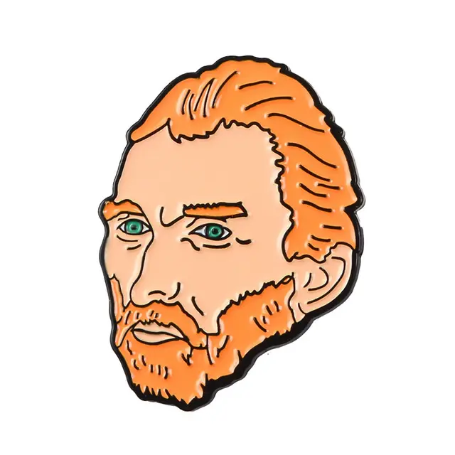 Enamel Pin: Van Gogh Head
