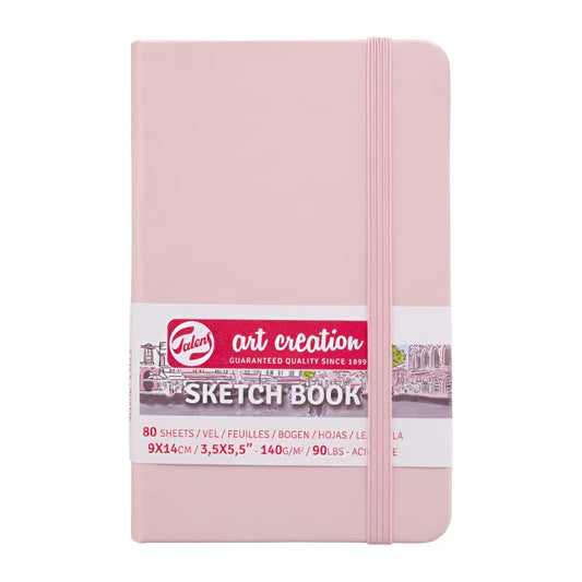 Talens Art Creation Sketchbook - Pastel Pink 5.5" x 3.5" Small Portrait