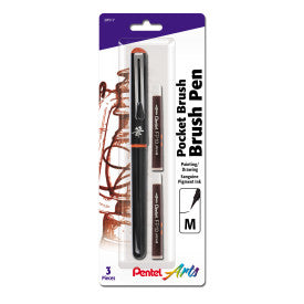 Pocket Brush Pen SANGUINE w/ 2 refills