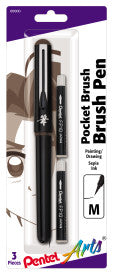 Pocket Brush Pen SEPIA w/ 2 refills