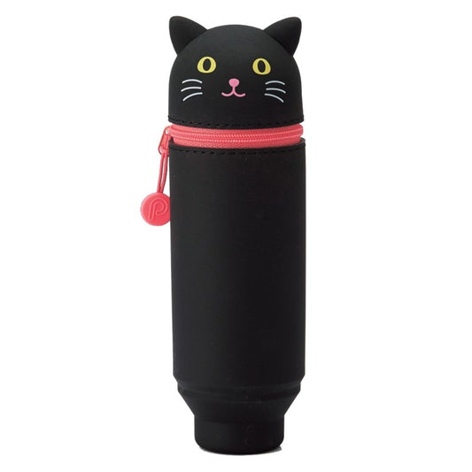 Black Cat Punilabo Stand Up Pen Case