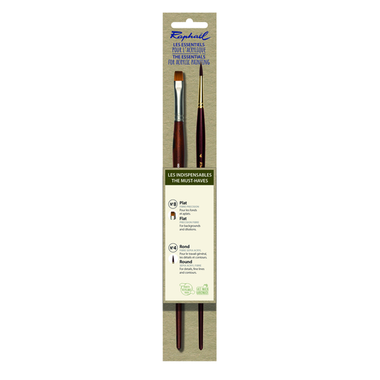Raphael "The Must Have's" Essential Brush Set/2 Brushes