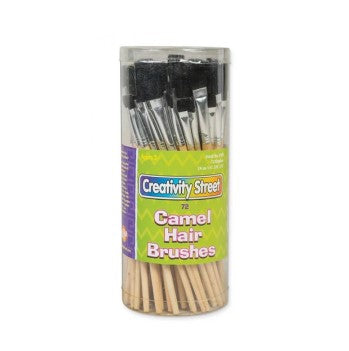 Camel Hair Brushes from Creativity Street #PAC5189 - 72 Assorted