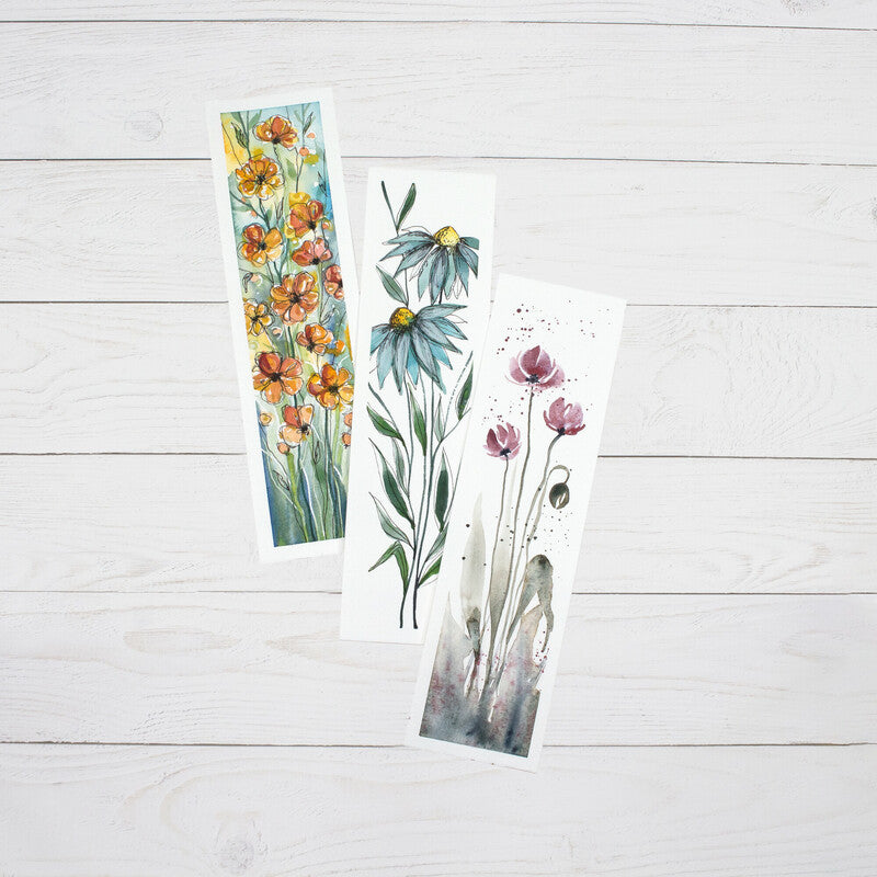 Two Pocket Watercolor Painting Book Pocket Watercolor Bookmarks