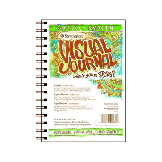 Visual Journal 5.5″x8.5″ – Smooth Bristol