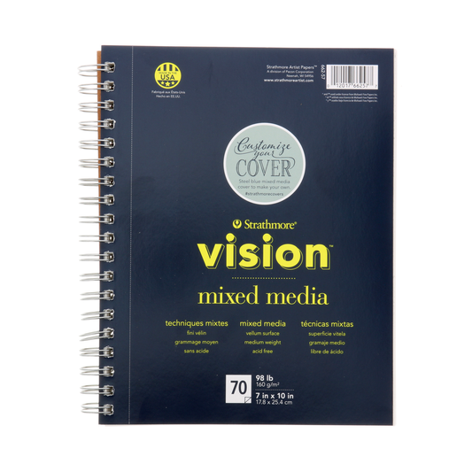 7"x 10" Strathmore Vision #662-57 Mixed Media Pad: 70 sheets