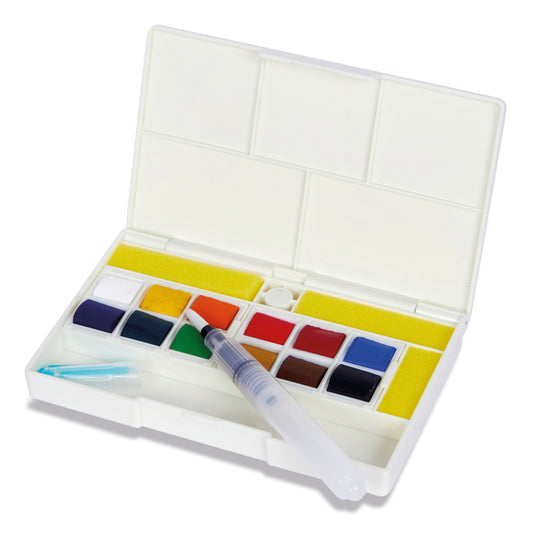 La Petite Aquarell Hands-Free Watercolour Box: 12 colors. Box Only - Magic Arm not included