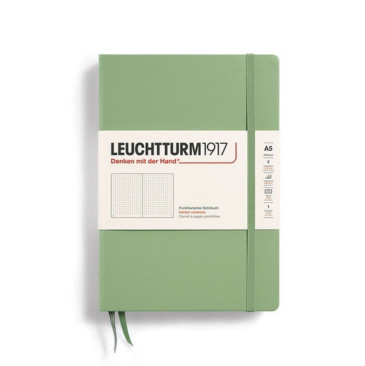 Sage A5 Medium Hardcover Dotted Classic Notebook from Leuchtturm1917