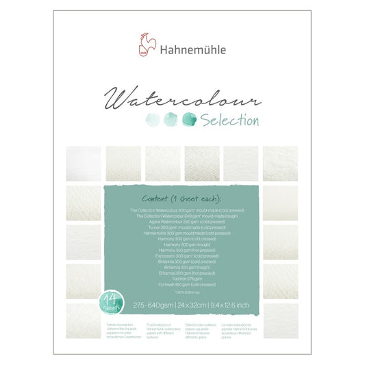 9.36" x 12.48" Watercolor Selection 14 Sheet pad