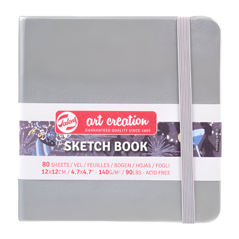 Talens Art Creation Sketchbook - Shiny Silver 4.7