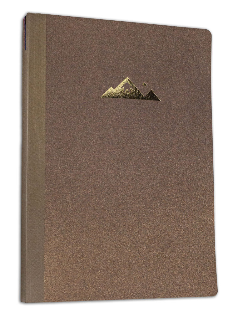 Golden Brown Oasis Summit Notebook