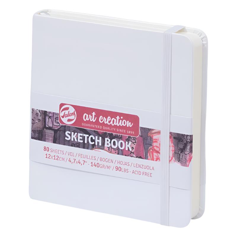 Talens Art Creation Sketchbook - White 4.7" x 4.7" Small Square