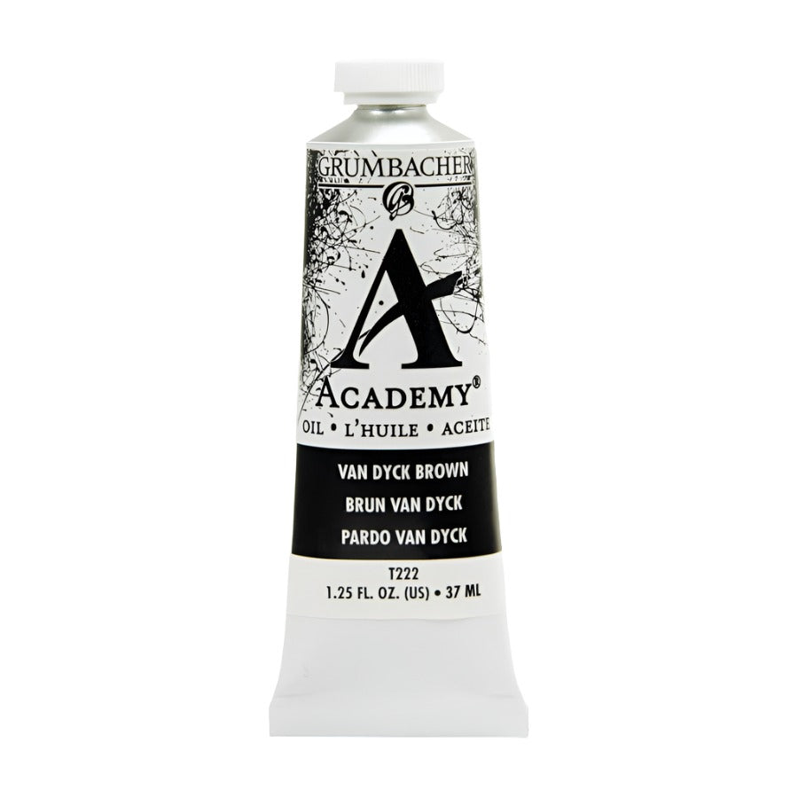 Van Dyke Brown 37ml tube Academy Oil Color